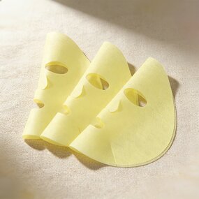 Turmeric Mask Sheet Factory - 45g Yellow Non-Woven Raw Material