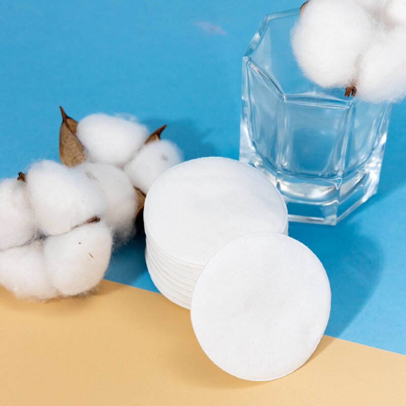 Cotton Pads Manufacturer - Customized Logo Pure White Round