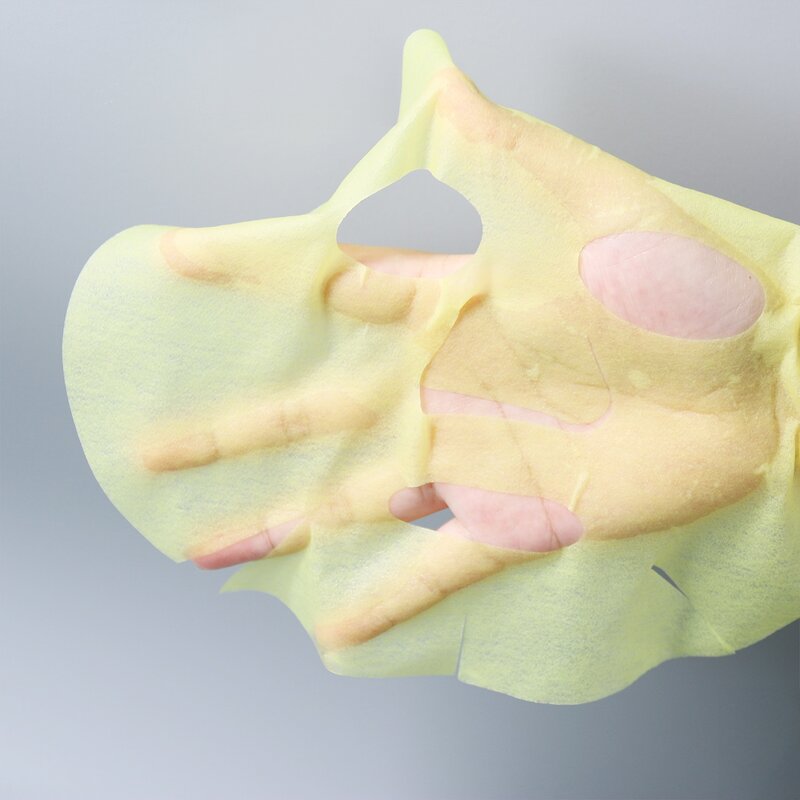 Turmeric Mask Sheet Factory - 45g Yellow Non-Woven Raw Material