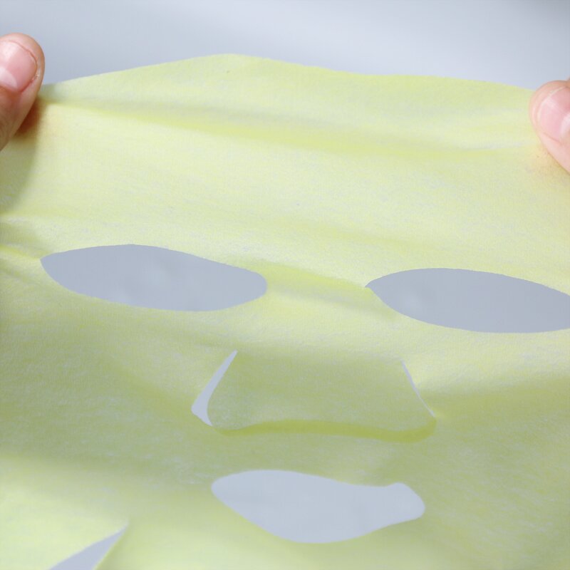 Turmeric Mask Sheet Factory - 45g Yellow Non-Woven Raw Material