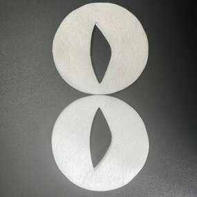 Non-Woven Eye Mask Factory - White Dry Mineral Infused