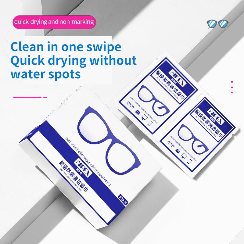 Cleansing Wipes Manufacturer - Premoistened Anti-Fog Glasses