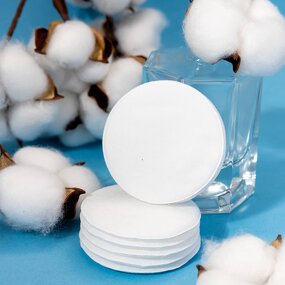 Cotton Pads Manufacturer - Customized Logo Pure White Round
