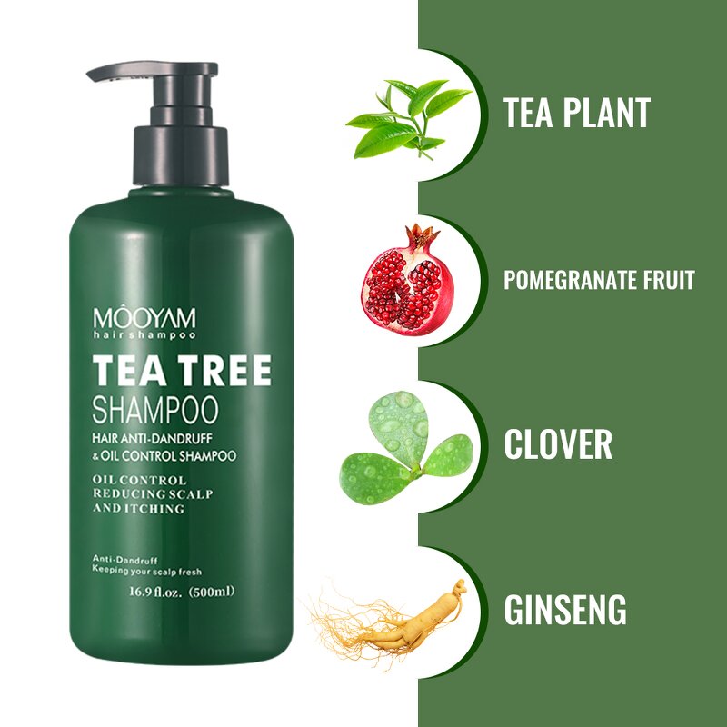 Tea Tree Shampoo Factory - 500ml Anti-Falling Dandruff Control