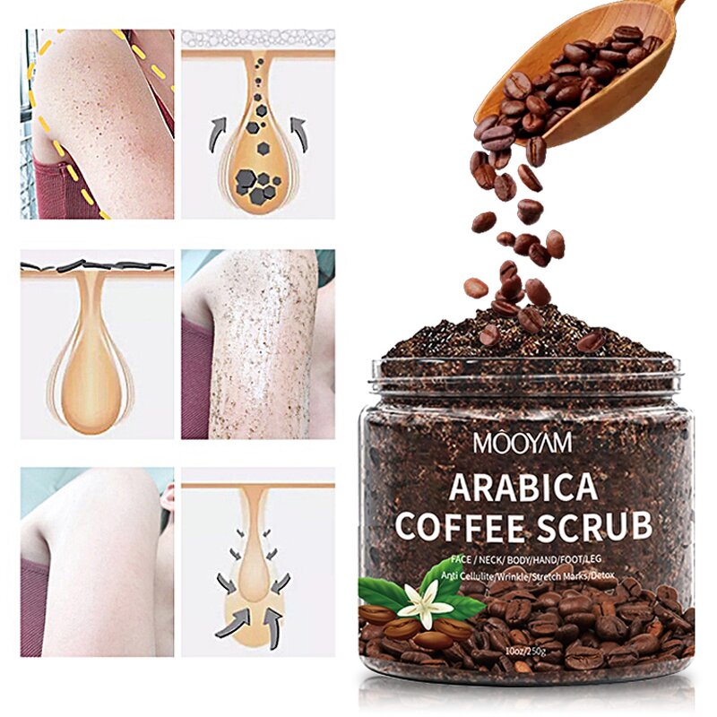 Coffee Body Scrub Factory - Organic Whitening Smoothing Exfoliating