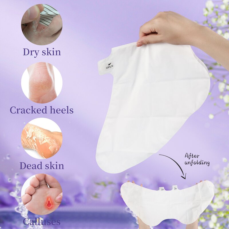 Lavender Foot Mask Factory - OEM Exfoliating Nourishing