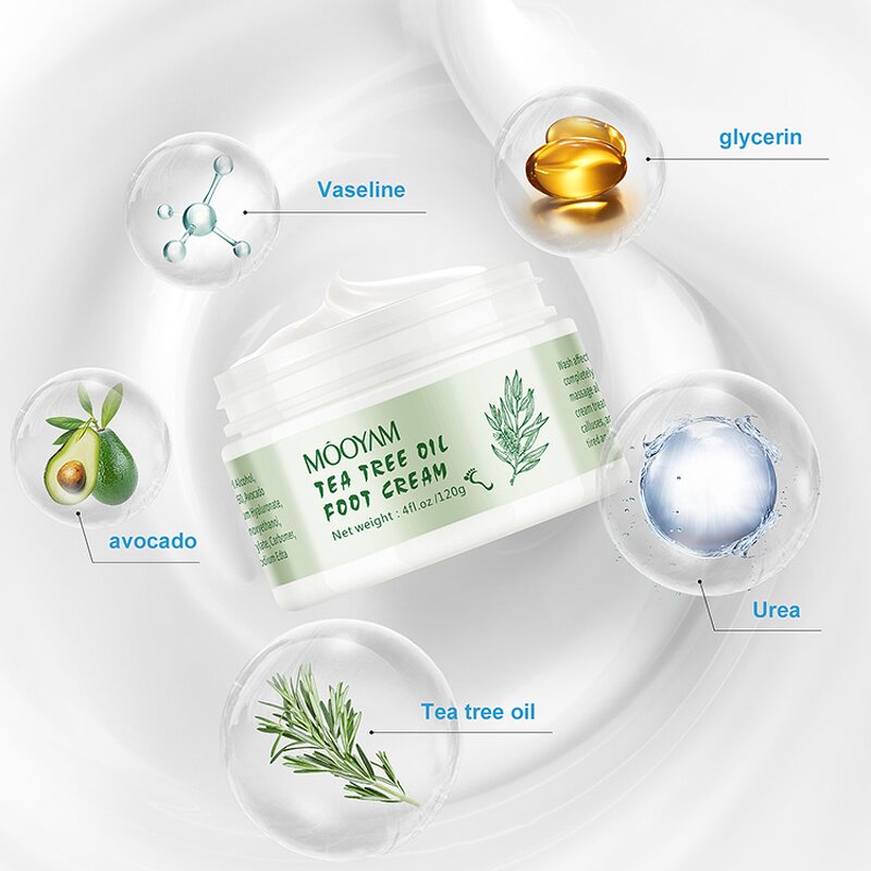 Foot Care Cream Manufacturer - Private Label Tea Tree Cracked