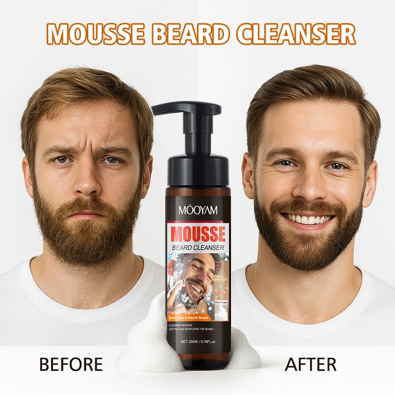 Beard Mousse Factory - Herbal Organic Cleansing 200ml