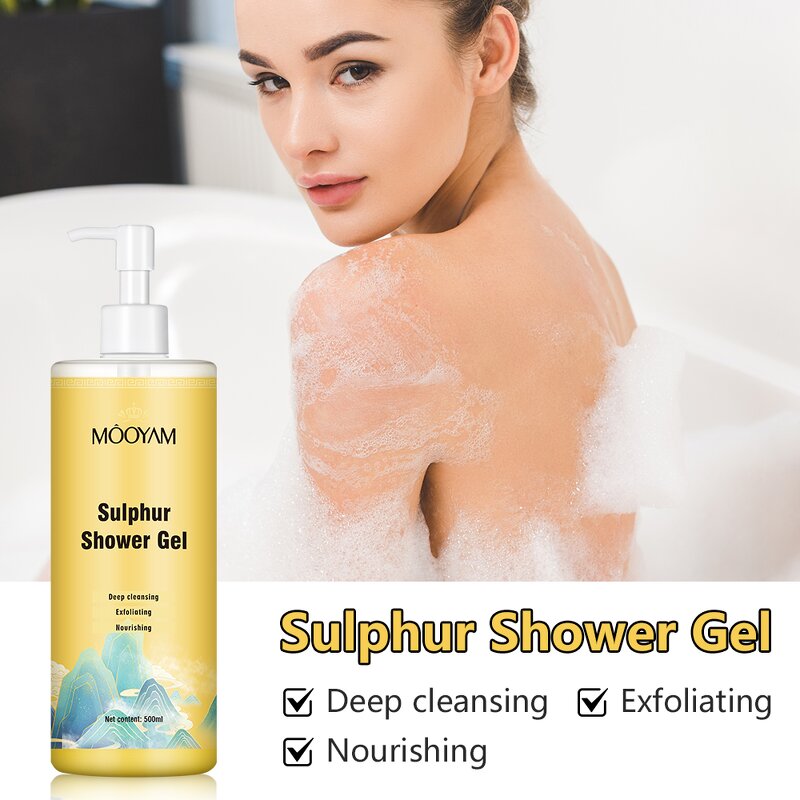 Sulphur Shower Gel Factory - Wholesale 500ml Herbal Cleanse