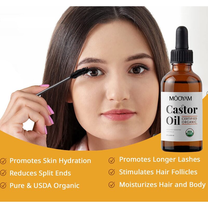 Eyebrow Growth Serum Factory - Natural Castor Oil Lash Enhancer