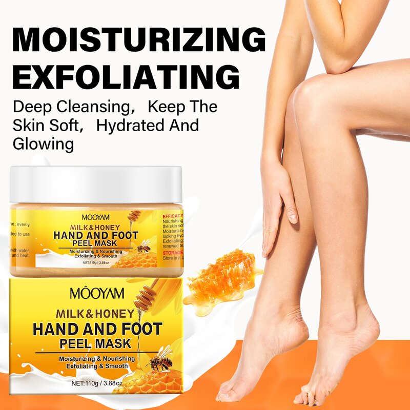 Hand Foot Peel Mask Factory - Private Label Milk Honey Softening
