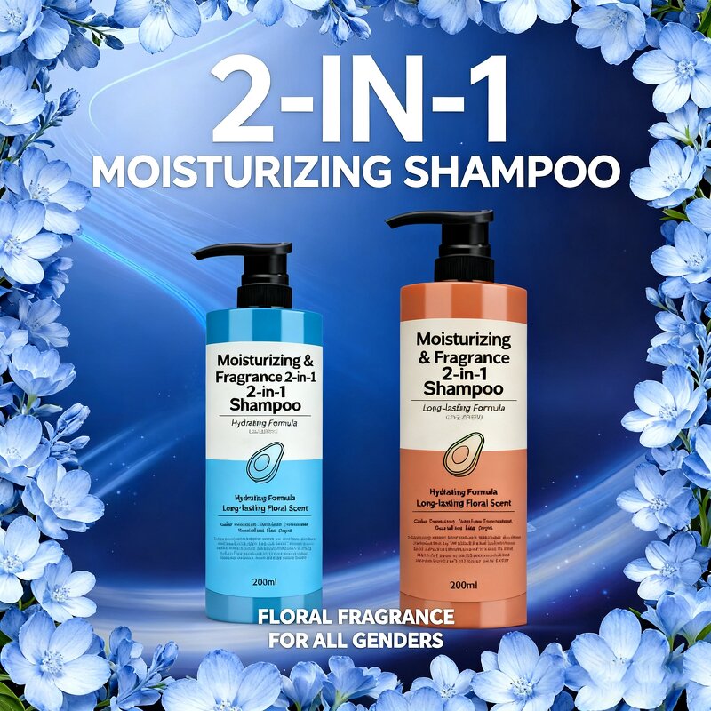 2-in-1 Shampoo Manufacturer - Floral Moisturizing Unisex