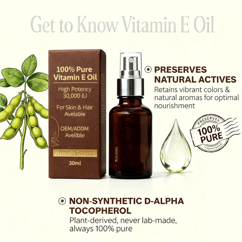 Vitamin E Oil Factory - Premium Natural Cold-Processed Serum