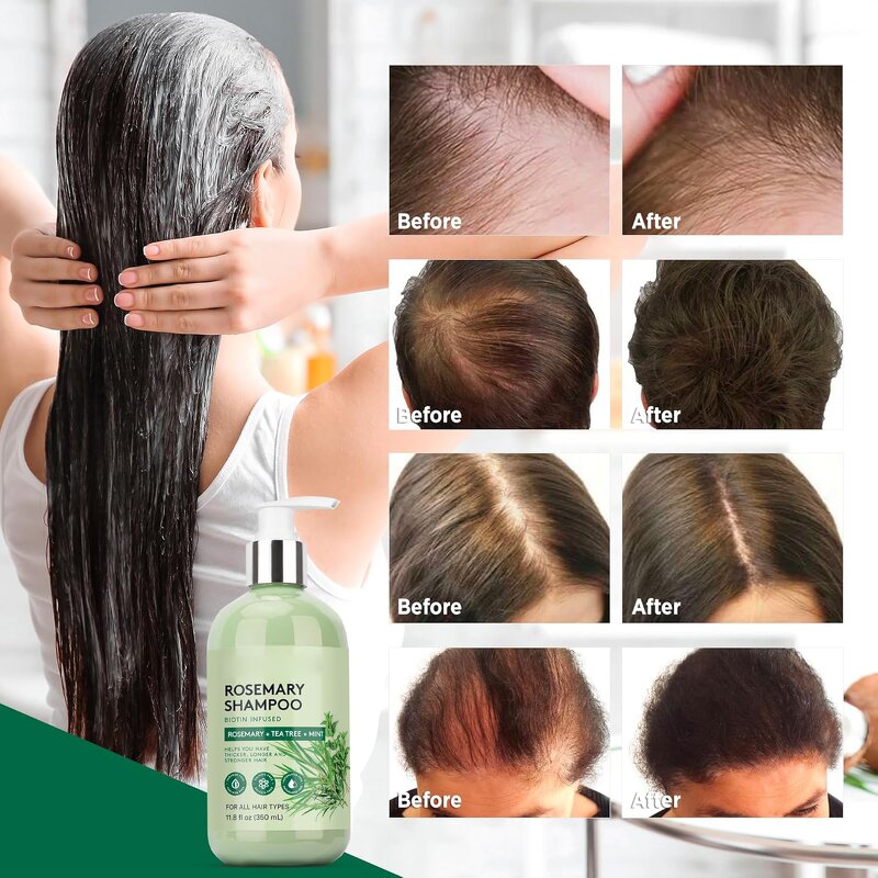 Hair Thickening Shampoo Manufacturer - Organic Rosemary Argan Oil