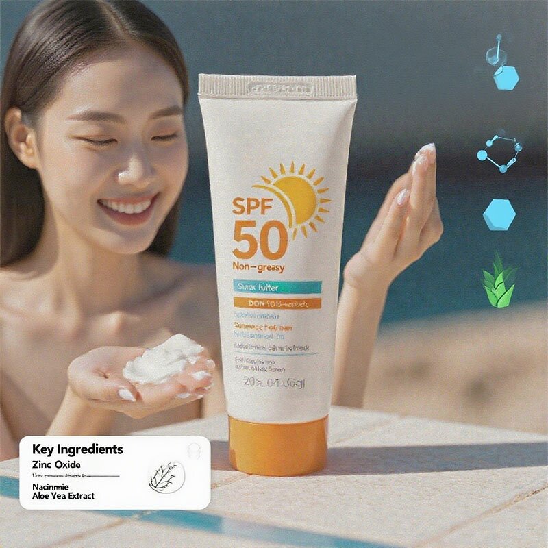 Sunscreen Cream Factory - Private Label Pallas Moisturizing SPF 50