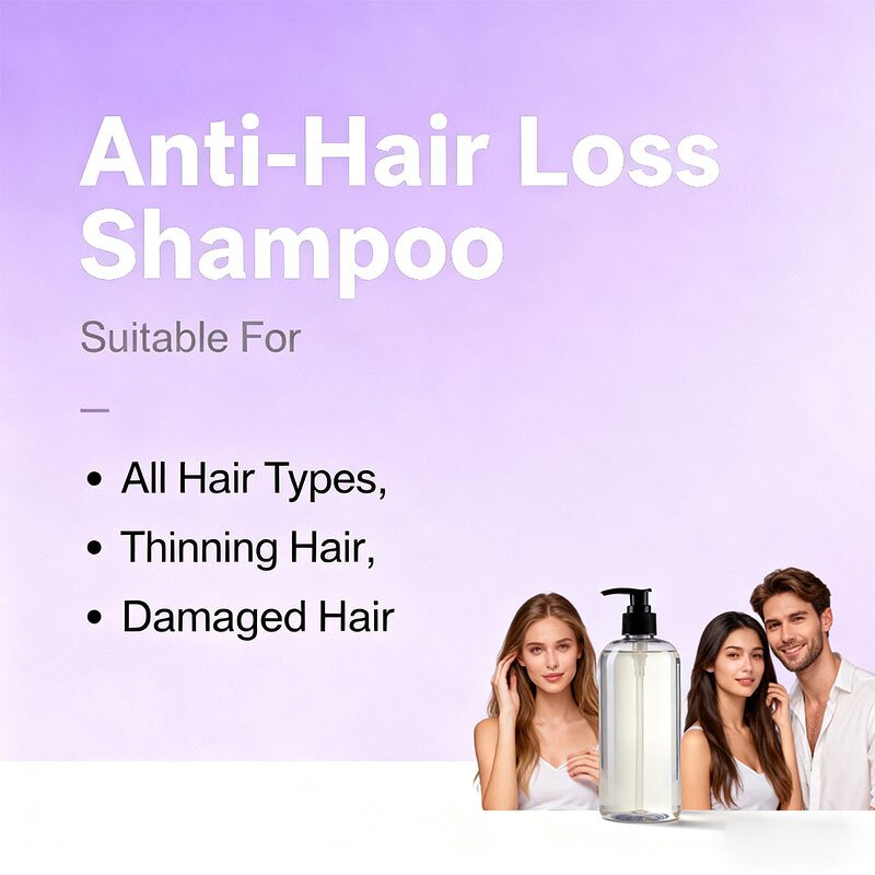 Anti Hair Loss Shampoo Factory - Biotin Keratin Caffeine Natural
