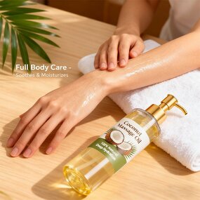Coconut Massage Oil Manufacturer - 100% Natural Deep Hydrating