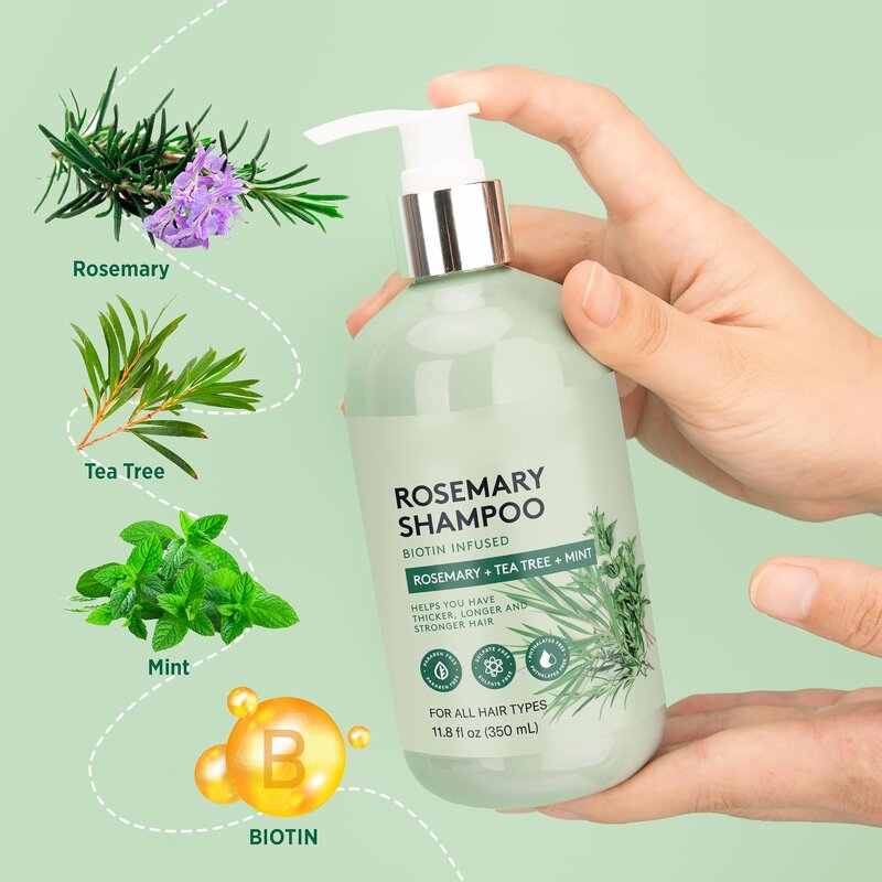 Hair Thickening Shampoo Manufacturer - Organic Rosemary Argan Oil
