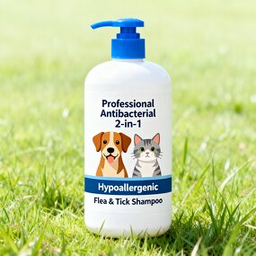 Flea Shampoo Manufacturer - Professional Antibacterial 2-in-1