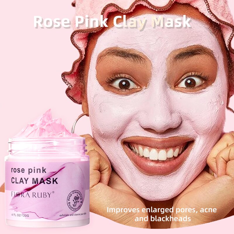 Rose Mud Mask Factory - Wholesale 100% Natural Detoxifying Pore Cleansing Kaolin