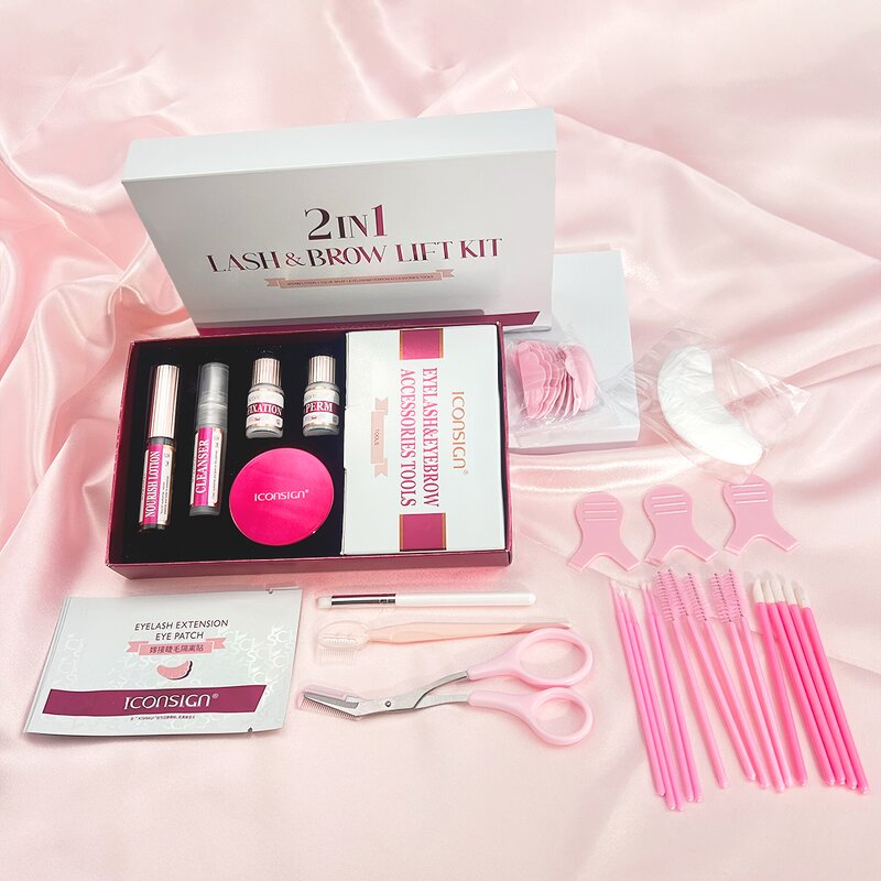 Lash and Brow Lift Set Manufacturer - Hot Sale Private Label 5 Minute 2 in 1
