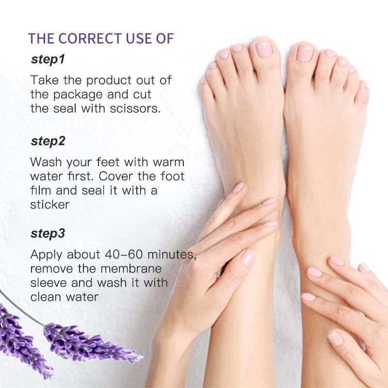 Foot Mask Manufacturer - Herbal 1 Pair Peel Remove Dry Dead Skin Exfoliating