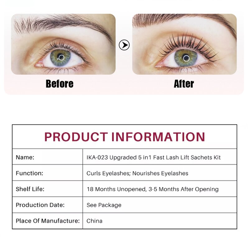 Lash Perm Solution Factory - Private Label Keratin Lash Lift Wholesale Sachets