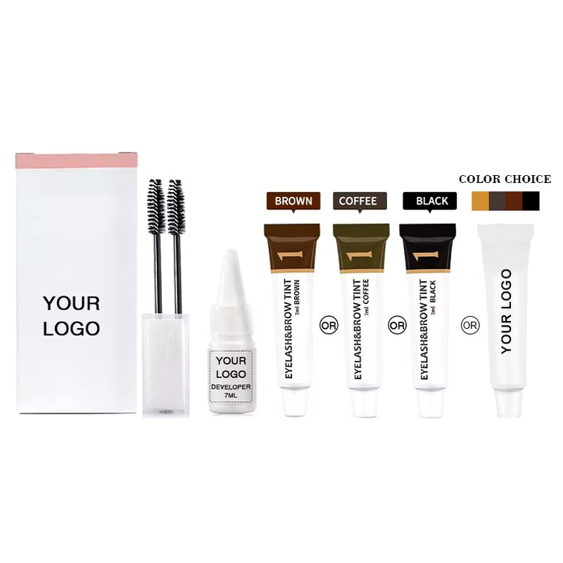 Henna Tinted Brow Gel Manufacturer - FLORA RUBY Custom Vegan Long Lasting Tattoo Dye