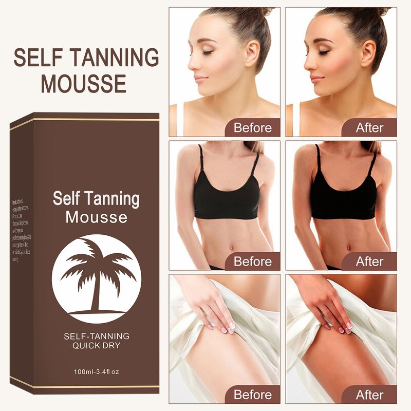 Tanning Foam Factory - Private Label Vegan Dark Body Self Loving Tan Spray