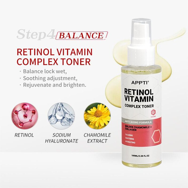 Face Toner Factory - Anti-Aging Hydrating Retinol Vitamin Repairing Acne