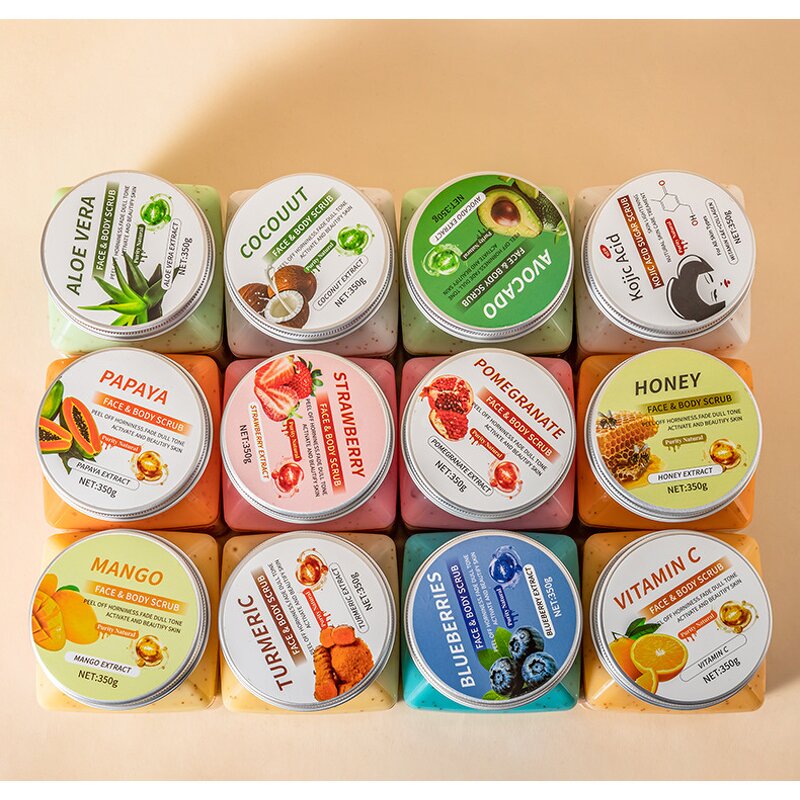 Body Scrub Factory - Private Label Korean Natural Brightening Turmeric Sugar