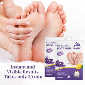 Foot Mask Manufacturer - Herbal 1 Pair Peel Remove Dry Dead Skin Exfoliating