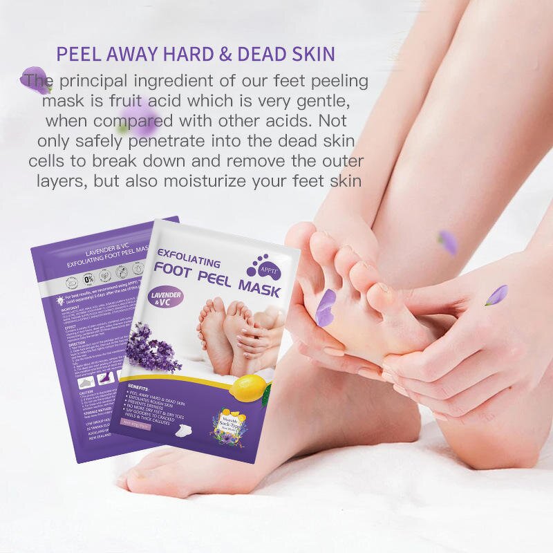 Foot Mask Manufacturer - Herbal 1 Pair Peel Remove Dry Dead Skin Exfoliating