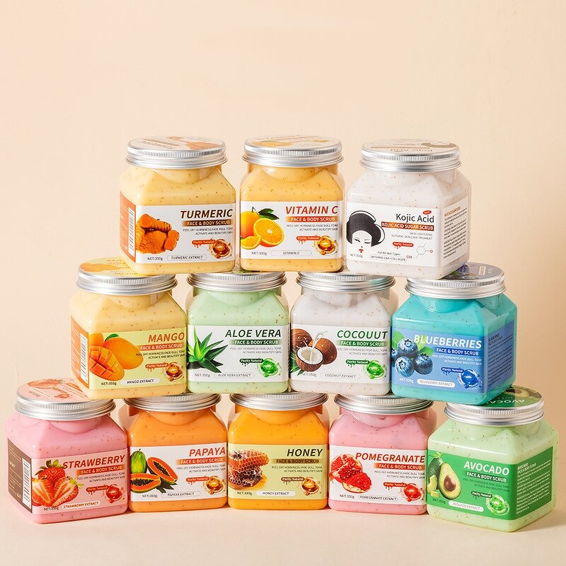 Body Scrub Factory - Private Label Korean Natural Brightening Turmeric Sugar