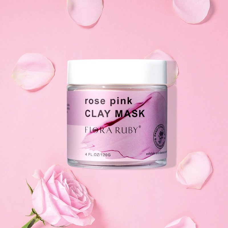 Rose Mud Mask Factory - Wholesale 100% Natural Detoxifying Pore Cleansing Kaolin