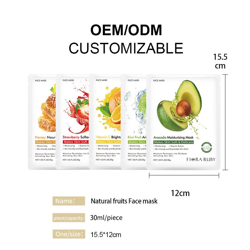 Face Mask Manufacturer - Custom Wholesale Organic Nature Fruit Sheet
