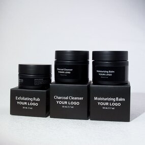 Men's Skin Care Set Factory - Private Label Wholesale Organic Charcoal Glass Gift