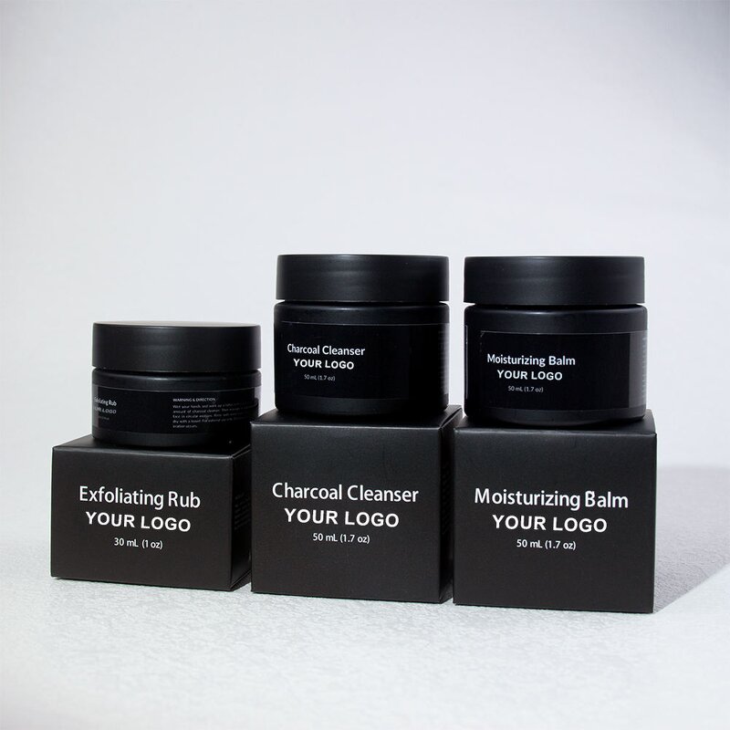 Men's Skin Care Set Factory - Private Label Wholesale Organic Charcoal Glass Gift