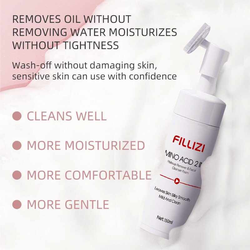 Amino Acid Cleansing Mousse Manufacturer - New Arrival OEM Remove Makeup Moisturizing