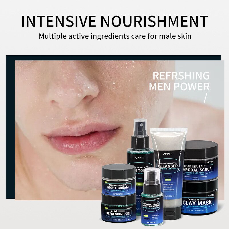 Skin Care Set Manufacturer - Vegan Organic Gift Set Customize Oil Control Anti Acne