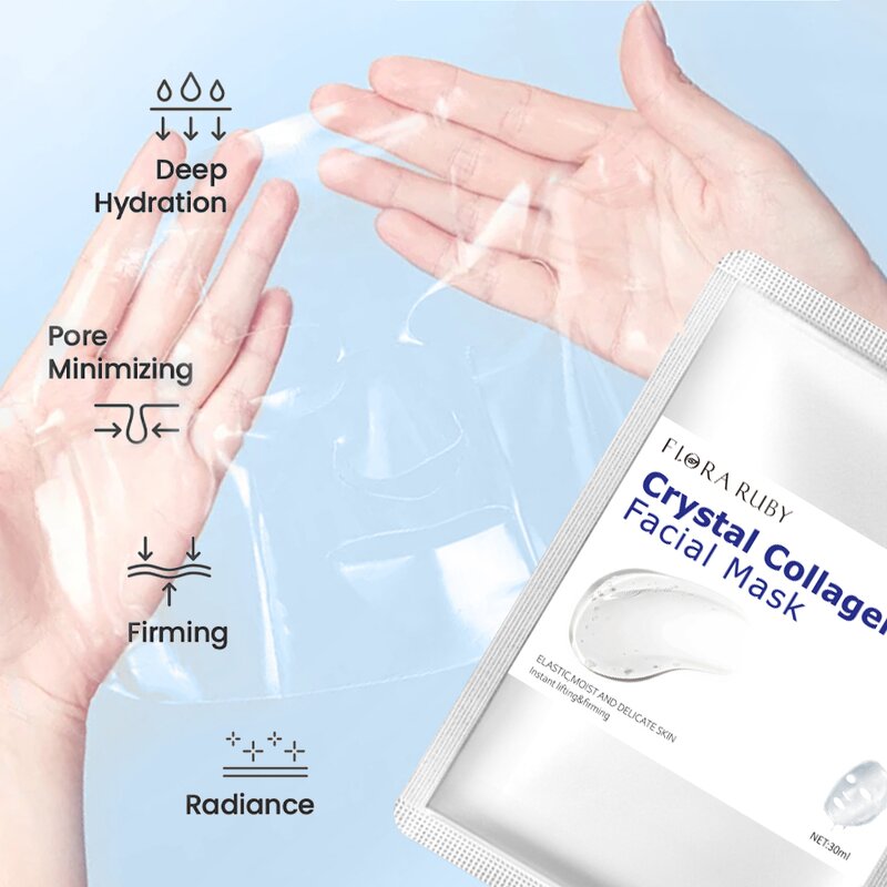 Collagen Mask Factory - Private Label Bio Deep Crystal Jelly Clear Sheet