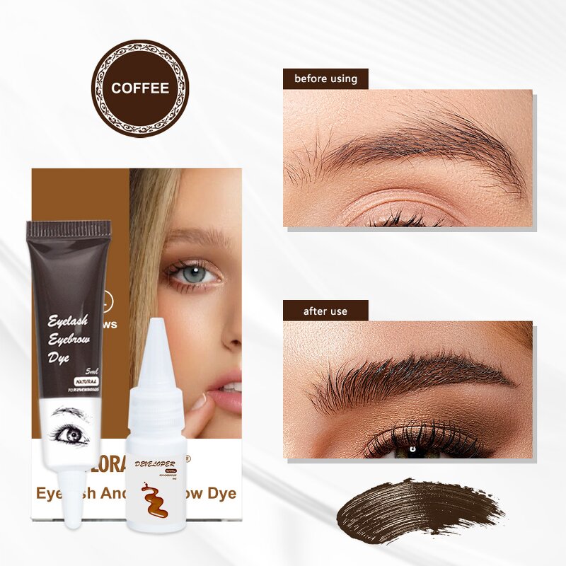 Hennah Brow Tint Factory - OEM ODM Professional Semi-permanent Eyebrow Dyeing Cream