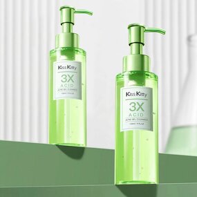 Acne Gel Factory - Kiss Kitty Custom Acid Facial Cleanser Foam Wholesale