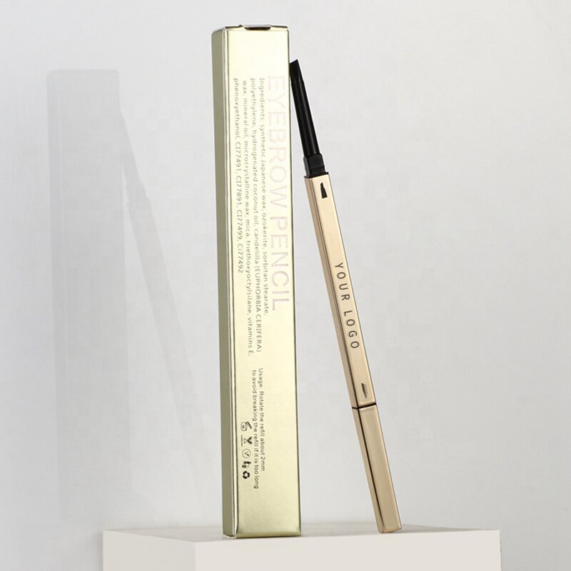 Mineral Eyebrow Pencil Manufacturer - Double-ended Fine Brush