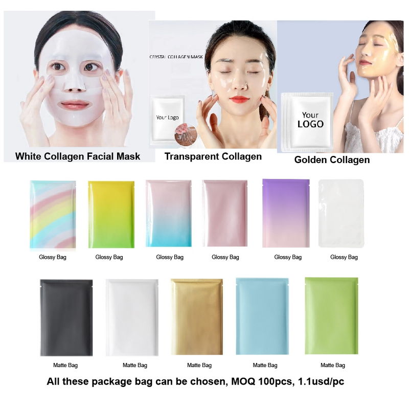 Collagen Facial Mask Factory - Private Logo White Gel Herbal