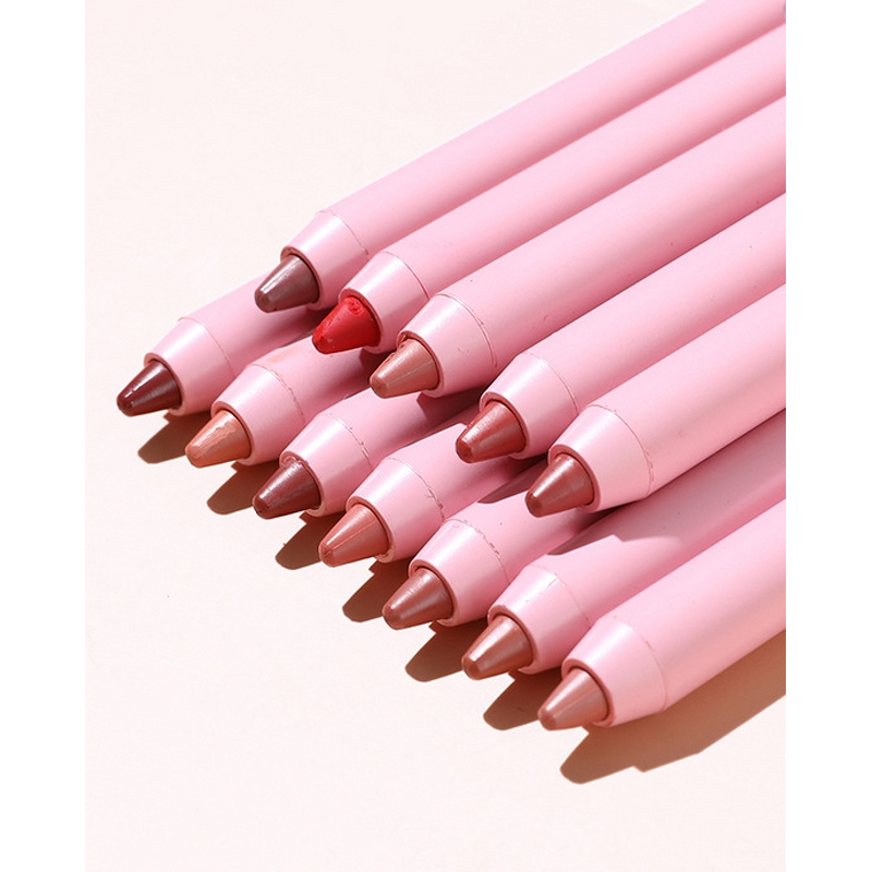 Lip Liner Pencil Factory - Matte 12 Colors Waterproof Herbal