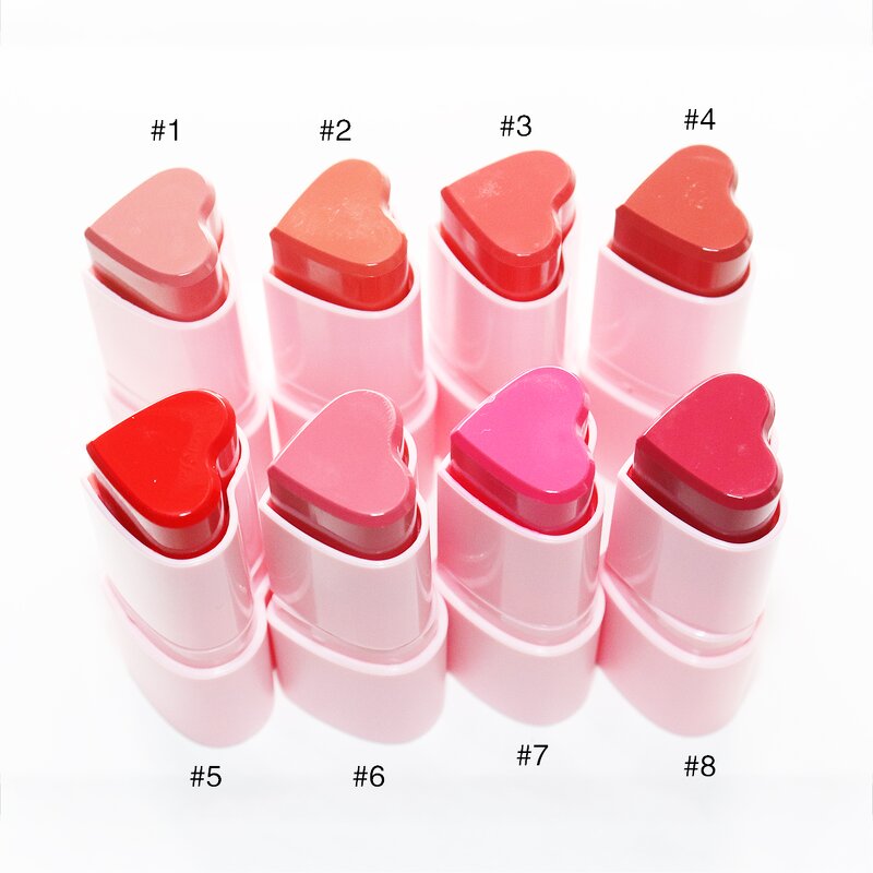 Waterproof Blush Stick Factory - Custom Logo High Pigment Heart