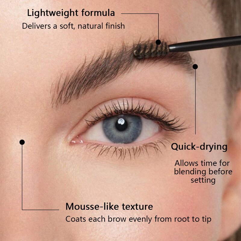 Brow Pomade Manufacturer - OEM Angled Brush Herbal Ingredient