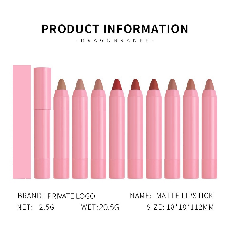 Matte Lipstick Manufacturer - Crayon Pink Nourishing Vegan