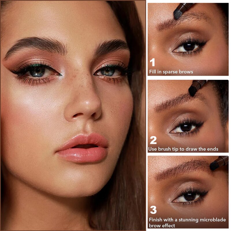 Eyebrow Enhancers Factory - OEM Brow Pomade Angled Brush